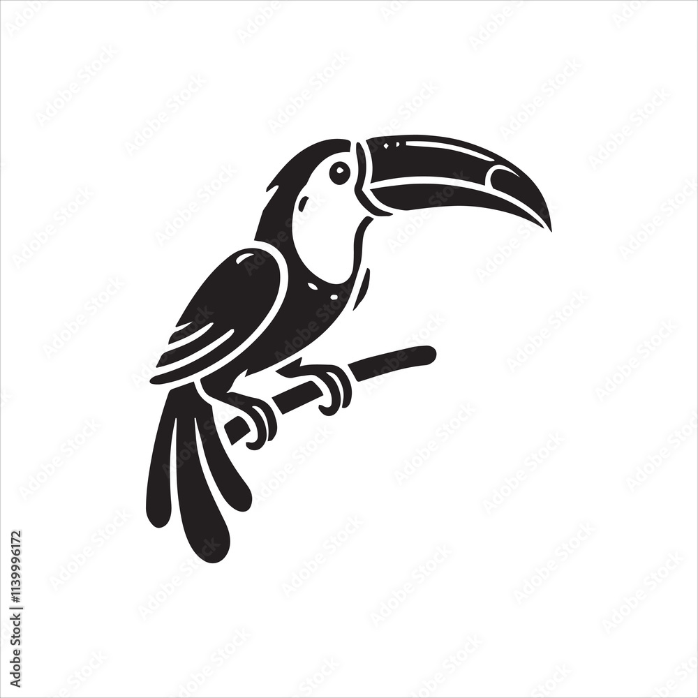 Obraz premium toucan bird on branch