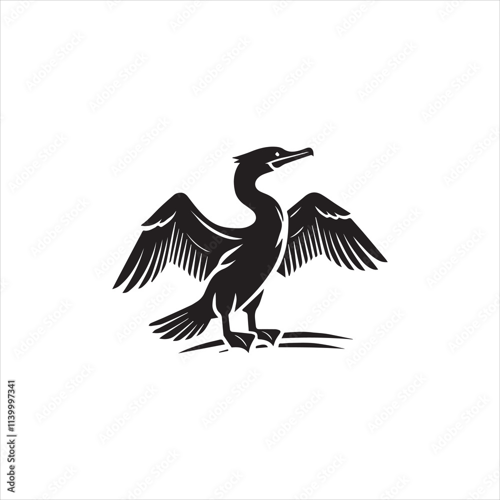 Obraz premium heron in flight