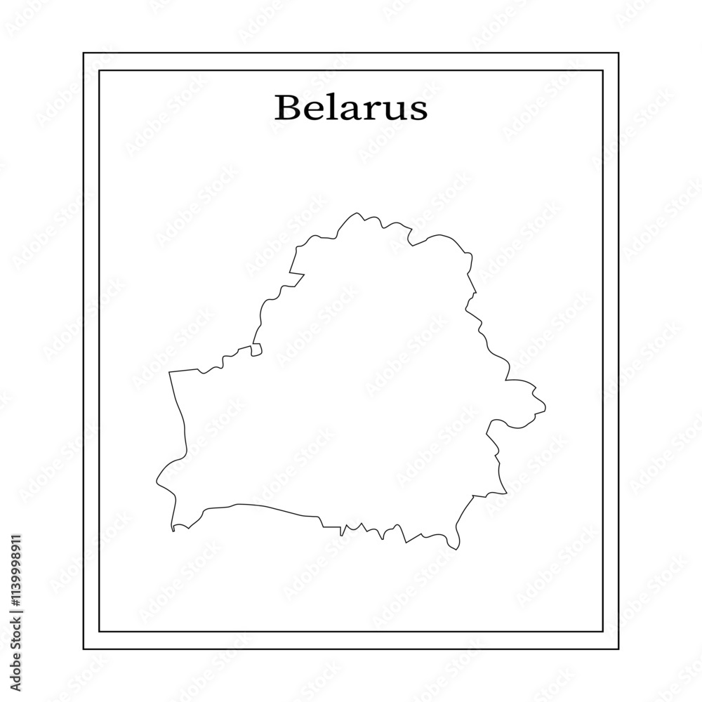 Belarus country map icon vectors illustration symbol design Belarus country map icon vectors illustration symbol design