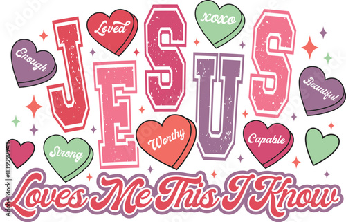 PrintJesus loves me this I know Png, Valentine Png, Valentine Heart Png, Christian Cross Png, Bible verse Png, Love like Jesus png, Brushstroke,valentine coquette, brushstroke, jesus valentine png, lo photo