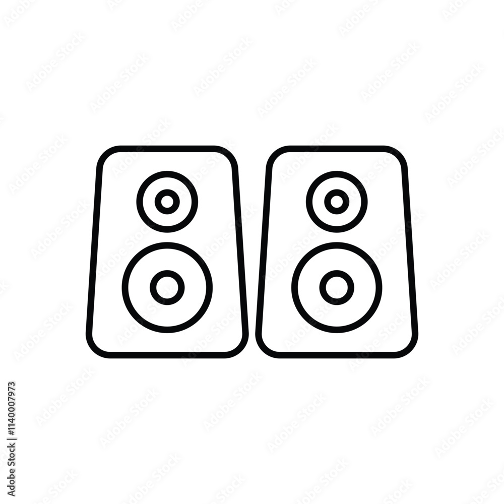 Speakers  vector icon