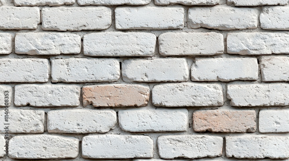 White Brick Wall Texture with Subtle Beige Accents White Brick Wall Texture with Subtle Beige Accents