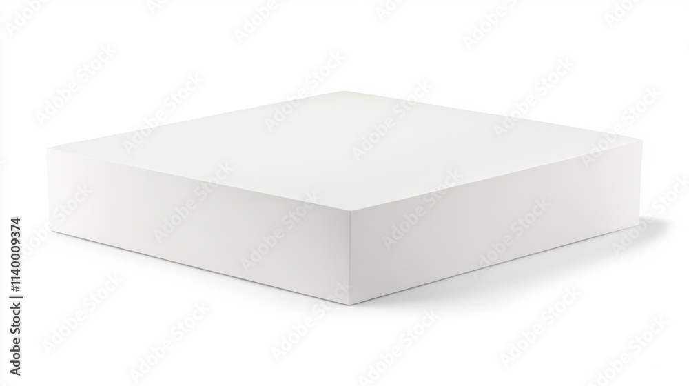 Soft Angled Notepad on Pure White Background Soft Angled Notepad on Pure White Background