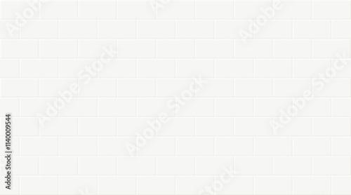 Tile design in beige for walls and floors in kitchen, bathroom, WC and living room. Clean rectangular ceramic tile grid pattern nested horizontally. Vector illustration