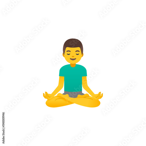 Person Meditating  
