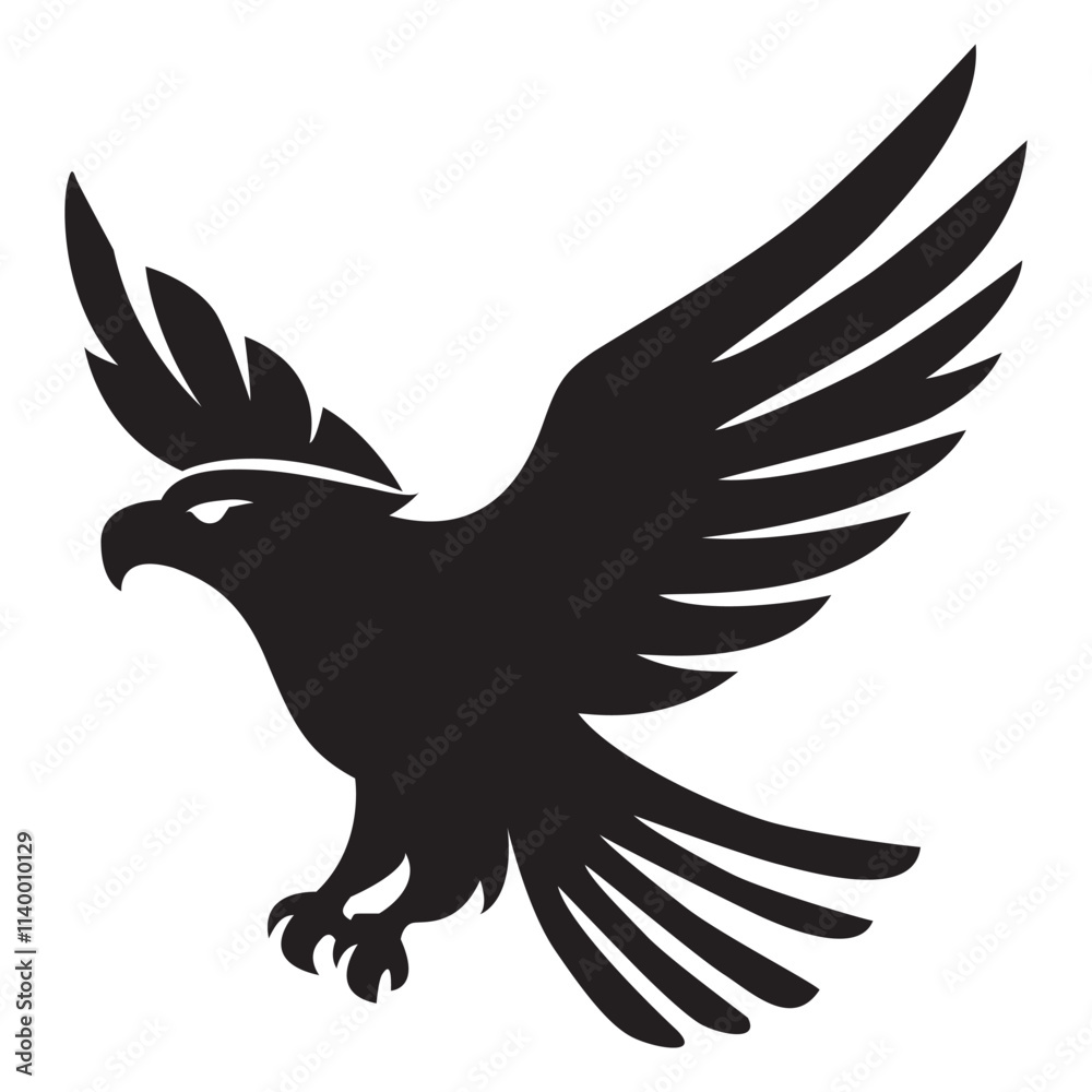 Obraz premium Eagle Logo vector symbol. Eagle logo template illustration. Eagle Creative Logo