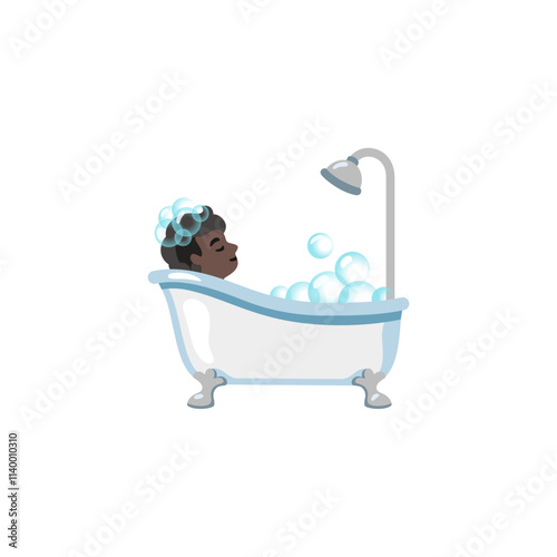 Person in Bathtub  
