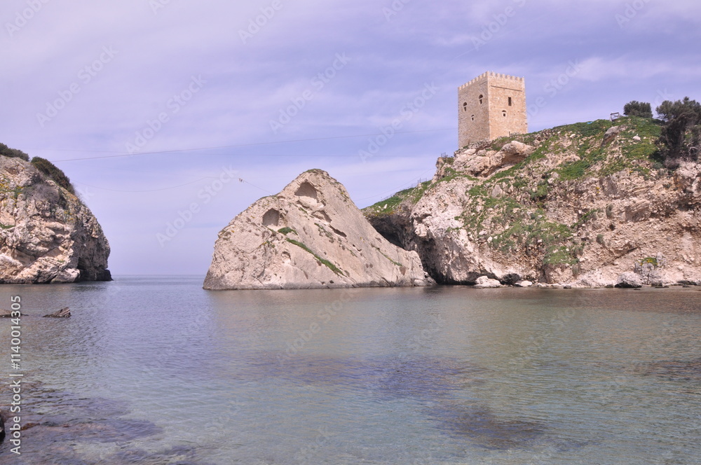 Sile Castle and Black Sea view in Sile, Istanbul, Turkey. Sile Castle and Black Sea view in Sile, Istanbul, Turkey.