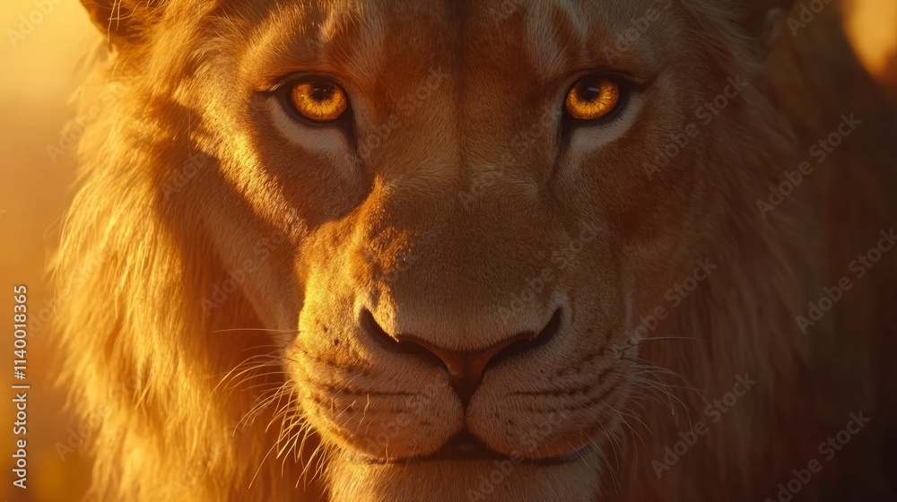 Naklejka premium Lion king
