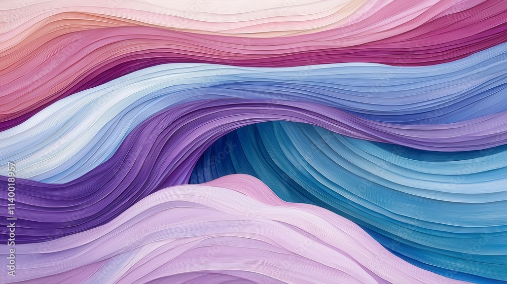 Abstract Pastel Wave Swirl Painting Digital Art Abstract Pastel Wave Swirl Painting Digital Art