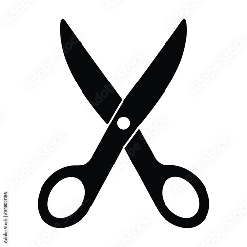 Scissors Icon Silhouette Vector