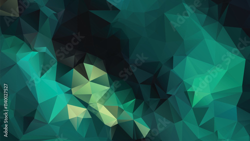 Abstract Color Polygon Background Design, Abstract Geometric Origami Style With Gradient