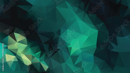 Abstract Color Polygon Background Design, Abstract Geometric Origami Style With Gradient