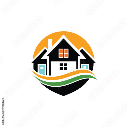 Design a clean, trustworthy logo for a real estate agency emphasizing professionalism and reliability.  Modern, minimalist style preferred.