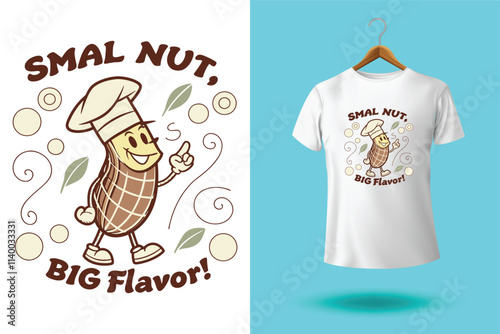 Nuts t-shirt design, Go Nuts for Health, Stay Nutty, Stay Healthy