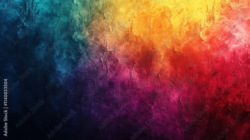 Obraz premium A vibrant abstract background with a gradient of colors blending together.