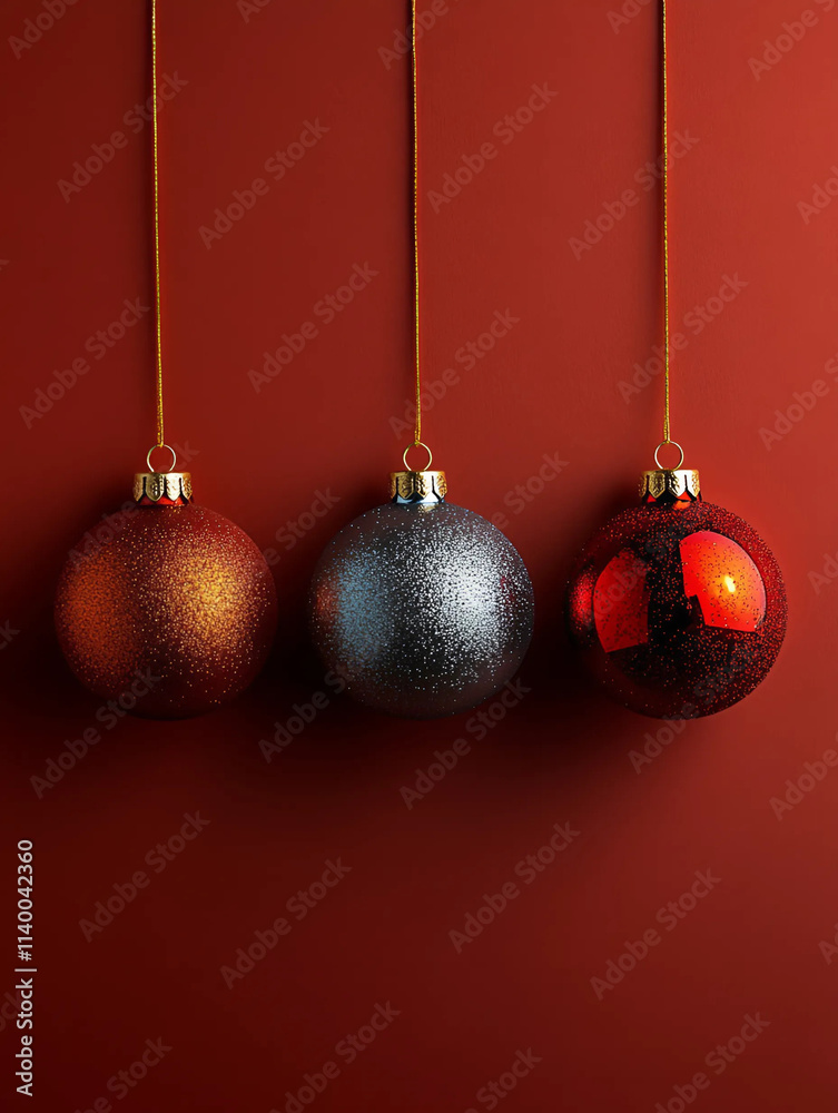 Bolas de navidad apiladas