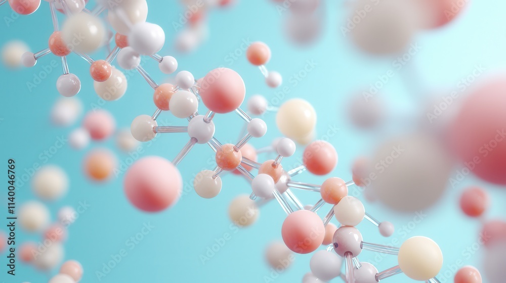 Detailed Representation of Molecular Interactions in Bioenergy Research, Featuring Colorful Molecular Structures and Dynamic Elements for Scientific Visualization Detailed Representation of Molecular Interactions in Bioenergy Research, Featuring Colorful Molecular Structures and Dynamic Elements for Scientific Visualization