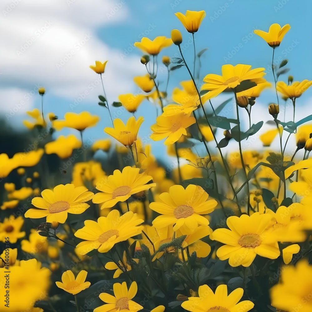 Fototapeta premium field of flowers