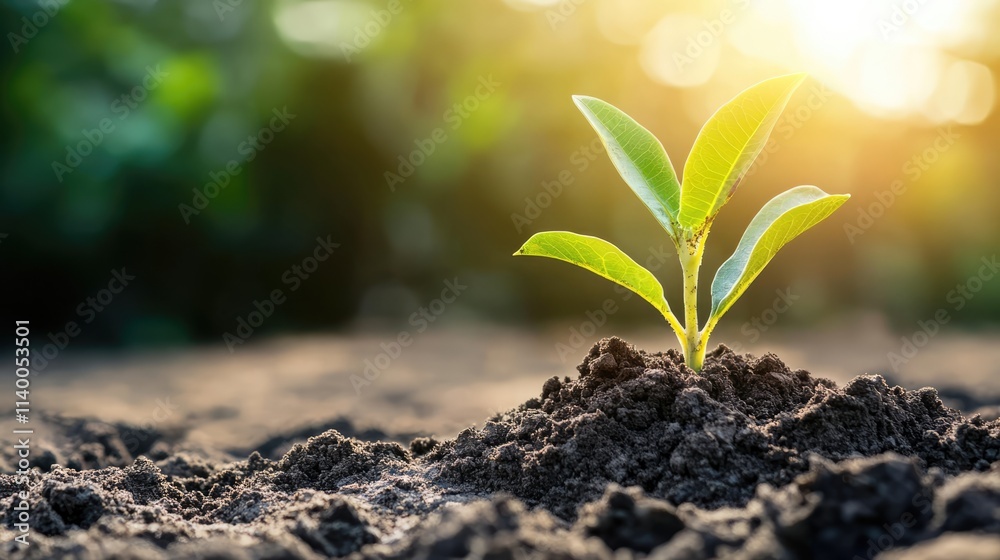 New image title: Fresh green plant sprouting from cracked dry soil highlighting resilience and hope in nature's challenges New image title: Fresh green plant sprouting from cracked dry soil highlighting resilience and hope in nature's challenges