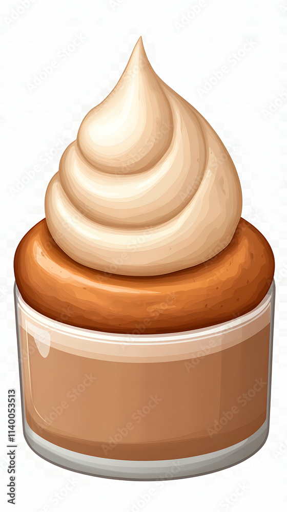 Creamy Dessert in a Glass, Sweet Treat, Swirled Topping, Delicious Indulgence, Rich Flavor, Perfect for Dessert Lovers, Satisfying Snack, Enjoyable Treat, Ultimate Comfort Food, Br Creamy Dessert in a Glass, Sweet Treat, Swirled Topping, Delicious Indulgence, Rich Flavor, Perfect for Dessert Lovers, Satisfying Snack, Enjoyable Treat, Ultimate Comfort Food, Br
