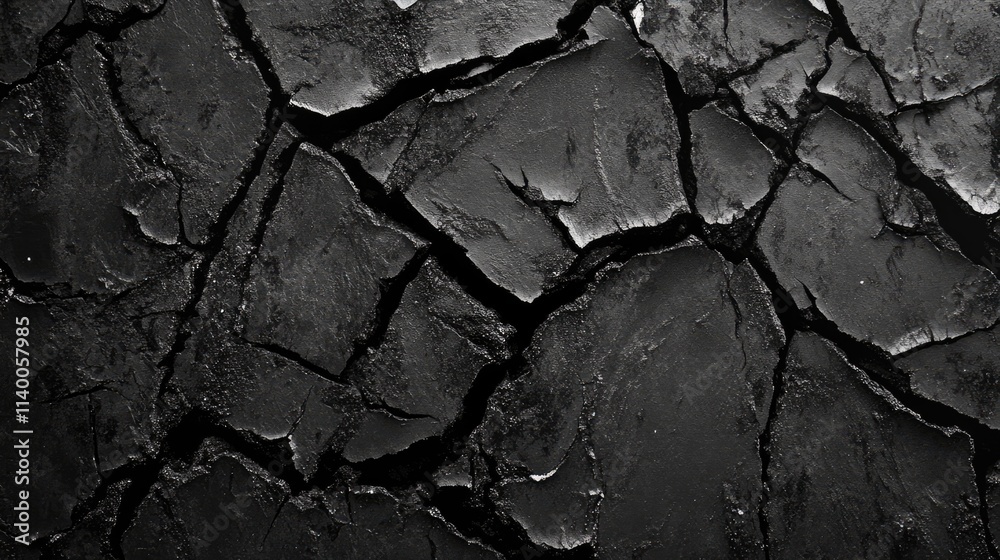 Cracked asphalt road texture detailed surface pattern for backgrounds and design projects Cracked asphalt road texture detailed surface pattern for backgrounds and design projects