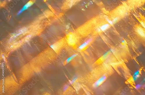 Abstract Golden Surface wit...