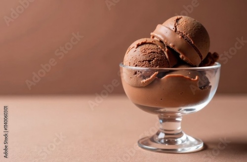 mocha mousse ice cream scoops