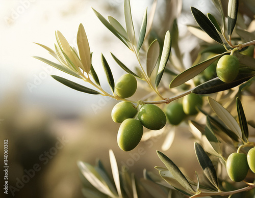 olives on a branch