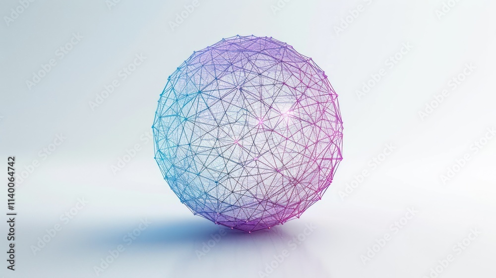 Abstract Sphere: A Wireframe Globe Representing Global Connectivity and Data Networks Abstract Sphere: A Wireframe Globe Representing Global Connectivity and Data Networks