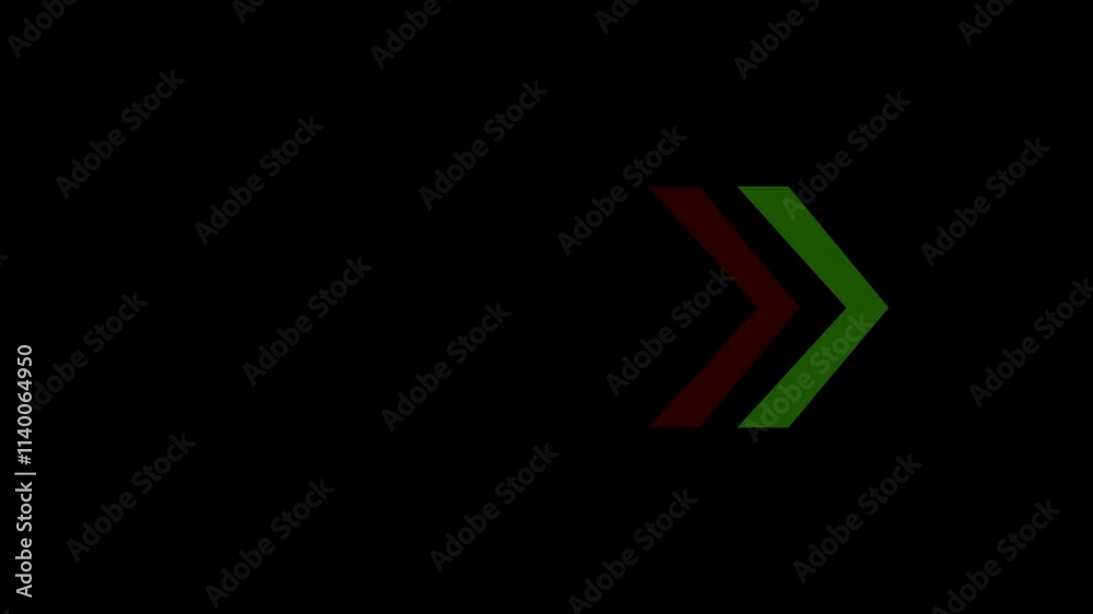 Animated arrows for the overlay video layer Right-directional red arrow loop animation black background. Animated arrows for the overlay video layer Right-directional red arrow loop animation black background.