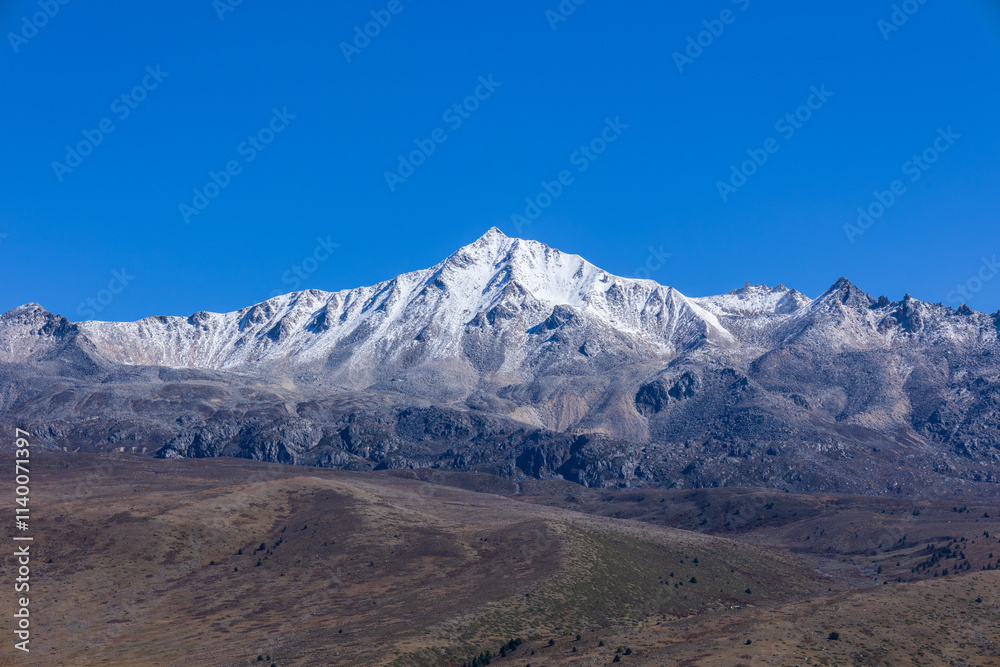 Natural scenery of Ganzi Yala Snow Mountain in Sichuan Province, China Natural scenery of Ganzi Yala Snow Mountain in Sichuan Province, China