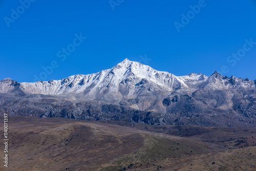 Natural scenery of Ganzi Yala Snow Mountain in Sichuan Province, China