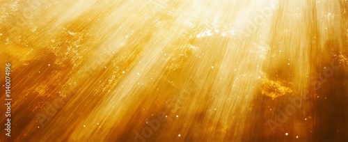 Golden Light Rays Illuminat...