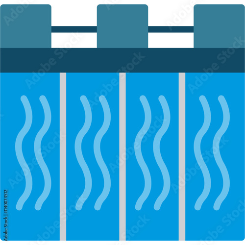 Hydroelectric Power Station Icon