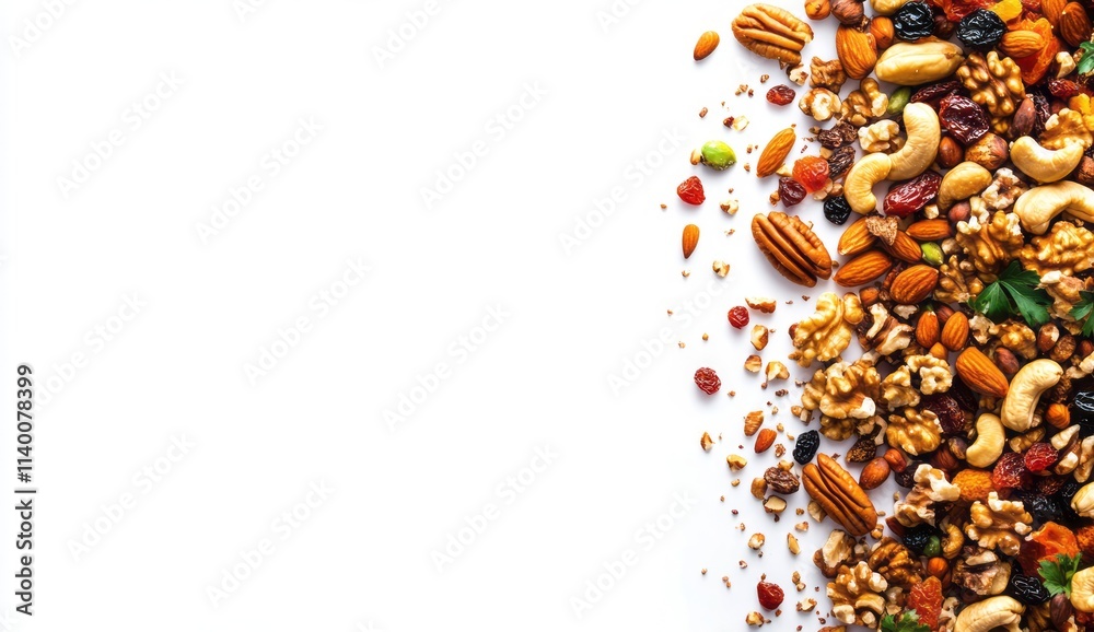 Assorted Nuts and Dried Fruits Trail Mix