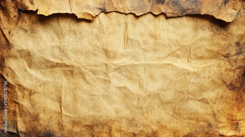 worn vintage paper texture with creases and aged stains for backgrounds or graphic design projects