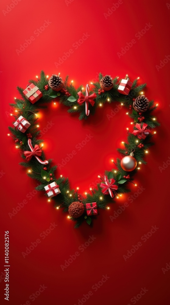 Christmas Heart Arrangement Christmas Heart Arrangement