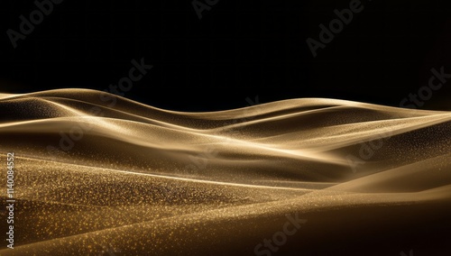 Golden Glittering Sandscape...