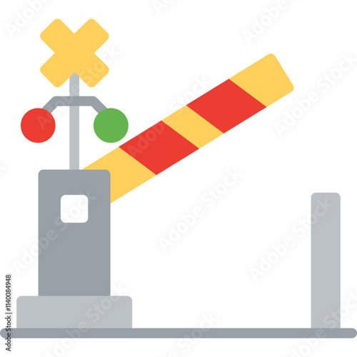 Fotografie Level Crossing Icon