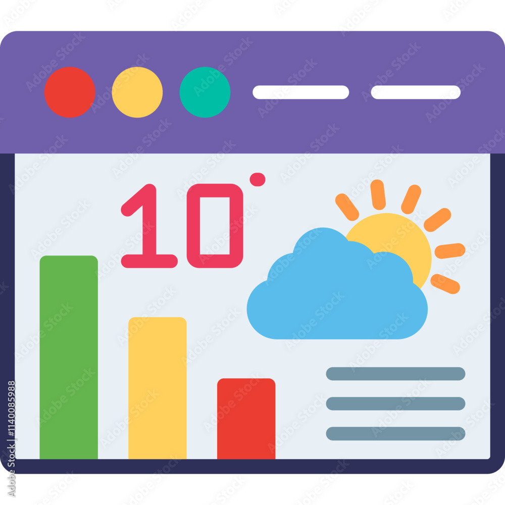 Forecast Analytics Icon Forecast Analytics Icon