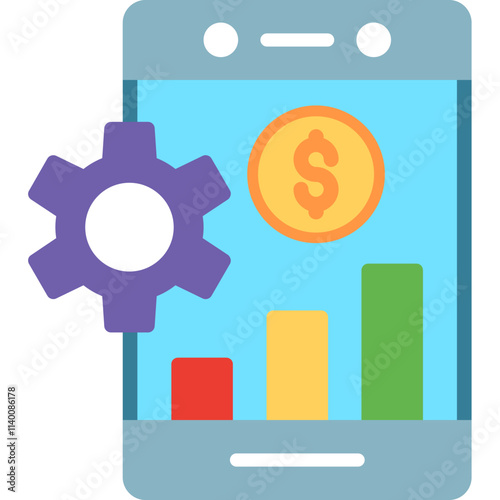 Mobile Analytics Icon