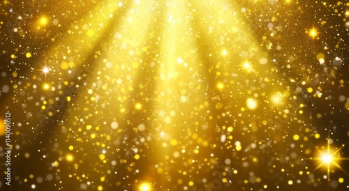 Golden Glittering Lights Ba...