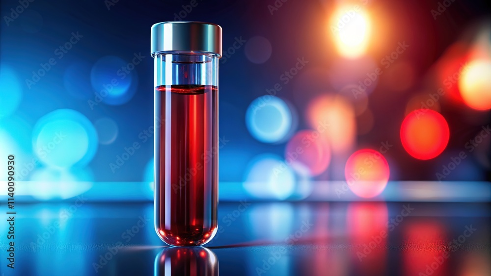 Renal Function Test Blood Sample Collection - Medical Illustration Renal Function Test Blood Sample Collection - Medical Illustration