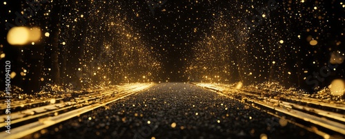 Golden Glittering Pathway S...