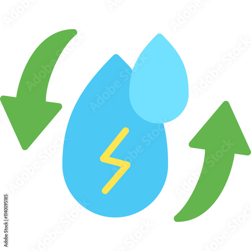Hydro Power Icon