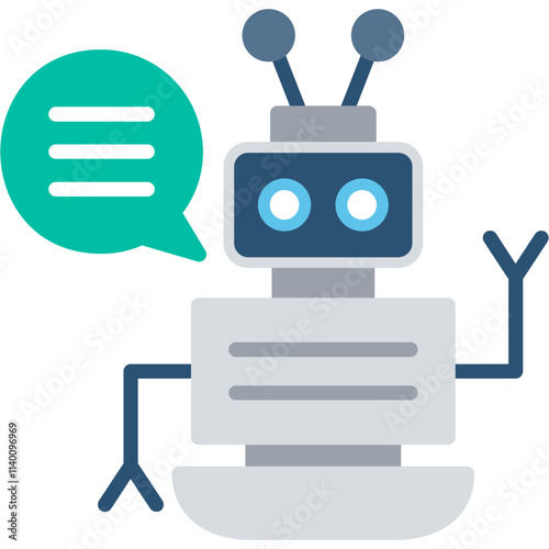 Robot Assistant Icon photo