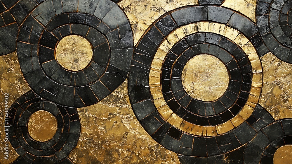 Fototapeta premium Calming Rhythms Illustration Featuring Soft Waves and Harmonious Abstract Patterns