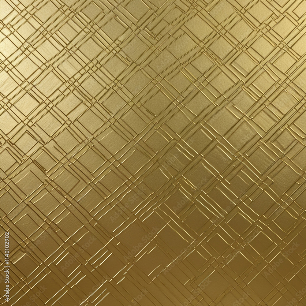 Golden background with geometric texture Golden background with geometric texture