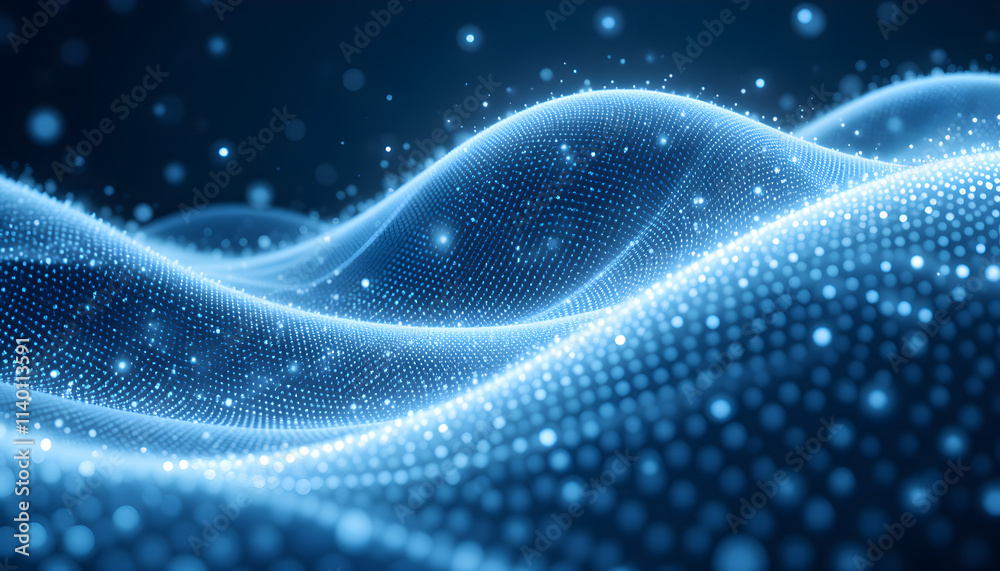 Abstract Digital Wave of Dots and Lines, Futuristic Technology Background with 3D Visualization
Abstract Digital Wave of Dots and Lines, Futuristic Technology Background with 3D Visualization